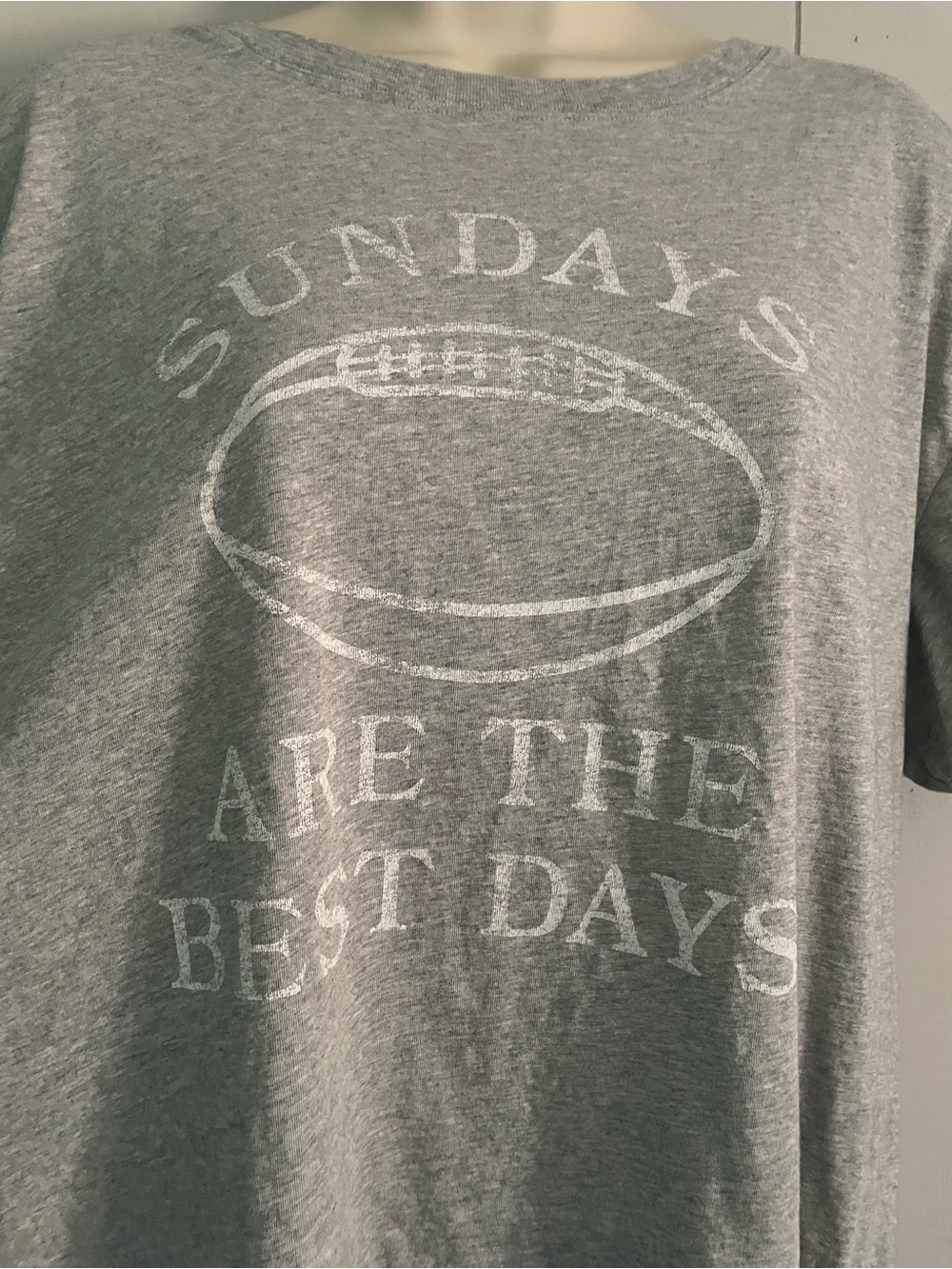 PINK Victoria's Secret Heather Gray Tee with White Logo